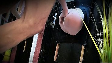 Insane reverse gloryhole hardcore fucking, squiting and breeding
