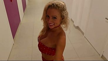 Leading A Lucky Stranger Back For A Creampie
