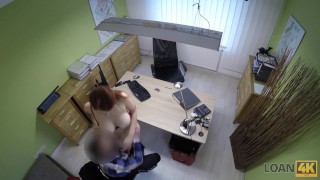 LOAN4K. Alluring redhead wants a vet clinic and knows how to get it