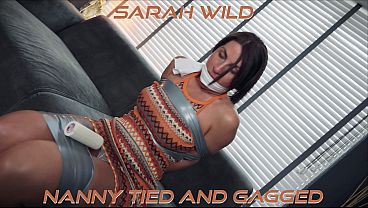 Sarah Wild – Babysitter Tape Gagged OTM and Bandana Gagged