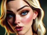 Sexy blonde Taylor Whyte in 3D audio POV clos