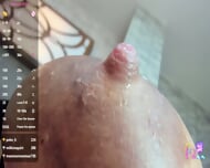 Bring Closer And Enjoy Every Drop That Drains From Your Sweet, Hot, Dark Nipples