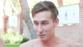 Aggressive Top Kory Houston Drills Fit Young Bottom In First Outdoor Scene