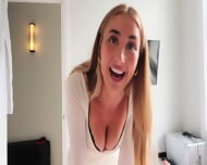 Amateur Blonde Ex Shows What He Misses In Hardcore POV