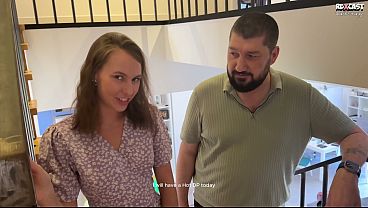 Backstage! Wait Outside While We Fuck Your Girlfriend! Cuckold Gets Kicked Out so Tough Men Can DP His Slut!