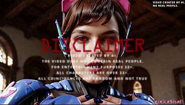 D.Va not only saves the world, but she also sucks my dick and fucks me perfectly. (AI-Generated Video)