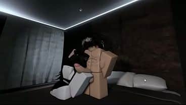 Fucking with my Busty Goth Friend in Roblox condo