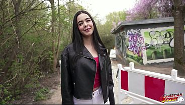 GERMAN SCOUT – Slim and Small Tits Latina Girl Kubera Fortuna at First Casting Fuck
