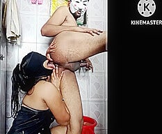 Hot Desi Couple Enjoying In Bathroom With 18 Years