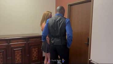 Hotwife’s BBC Hotel Date: Hallway BJ, Cock Comparison Humiliation & Creampie – Cuckold POV