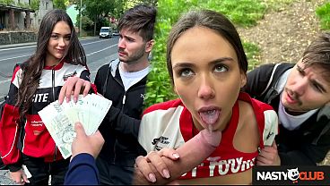 NastyClub – Naughty Vixi Rafi Cheating on Cuck Boyfriend in Outdoor Pickup Scene