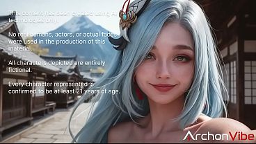 Shenhe treated herself to a day at the spa, and the sexy masseur worked on her entire body, especially with her wholes[AI]