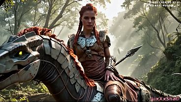 The beauty Aloy loves to fuck, and when I cum in her (Costplay) (AI Generated) AixXxShaD