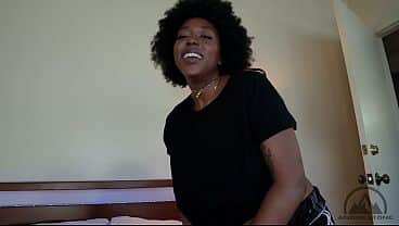 Thick Black Stepsis Dutch Coco Gives You the Sloppy BJ Your Girlfriend Won’t