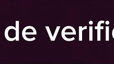 Vídeo de verificação