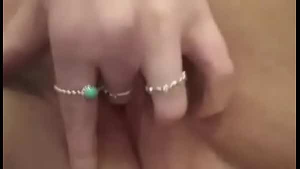 White girl fingering her pussy for janigga
