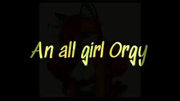 8 women in a lesbian orgy