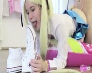 ANAL BARBIE DOLL – SNEAKERS Fetish Lick SHOES Humiliation [3210234]