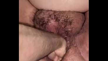 BBW MILF Misty Thyghs Fat Hairy Pussy Fisted Squirting
