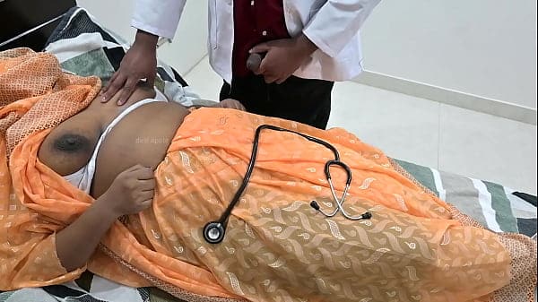 Doctor having fun with lady