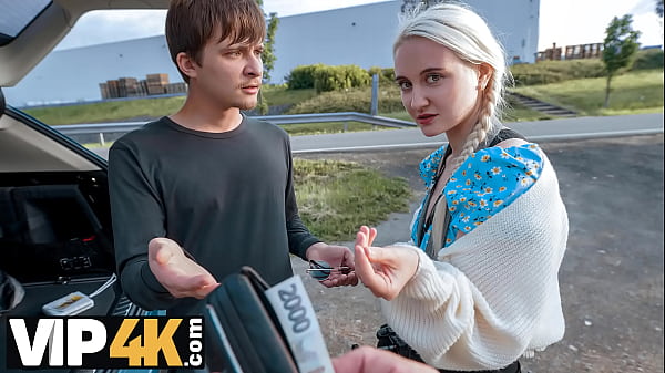 HUNT4K. Cute blonde babe Daruma Rai was craving a dick