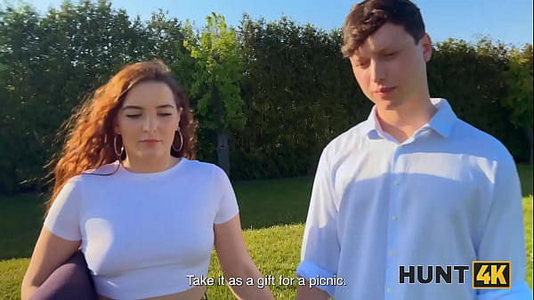 HUNT4K. Pounding Pussy at the Pond. Hot sex with Suzie Sparklez
