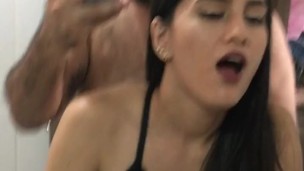 I fuck my girlfriend’s pussy on all fours and we make a video