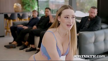 Lula Stocch, her first gangbang and her first double vaginal