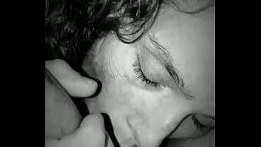 My roommate’s girl crawls in my bed to suck my cock POV