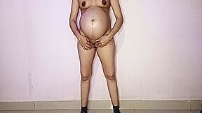 Romantic Sexy Pregnant Bhabi Nude