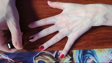 Sage Eldritch Painting Her Fingernails Red [SFW]
