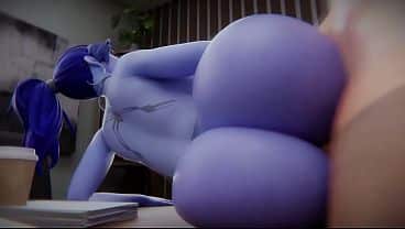 secretaria alienigena con tremendo ojete recibe mi gran verga, porno hentai 3d sin censura