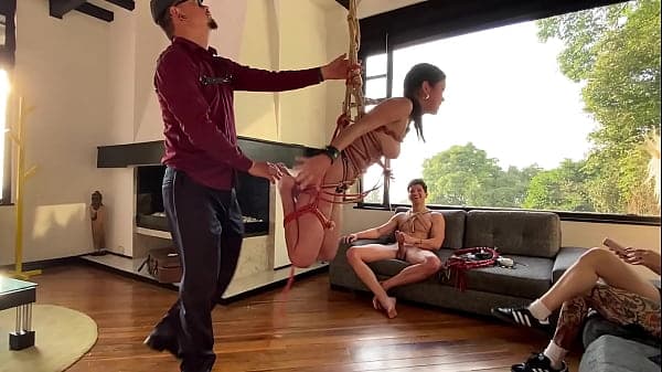 This isn’t just bondage—it’s an unapologetic exhibition of domination,