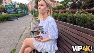 VIP4K. Stranger has a surprise for a couple. Hot sex with Lily Blossom