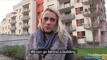 Hardcore sex in the freezing weather – Public Agent