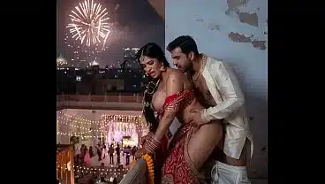 Hot Indian bride get fucked at balcony (A.I)