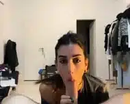 Pretty Girl With Tail Blowjob Homemade